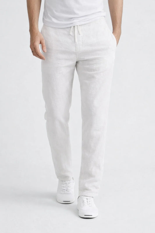 Pantalon Homme | lin & léger | taille élastique cordon pour Printemps