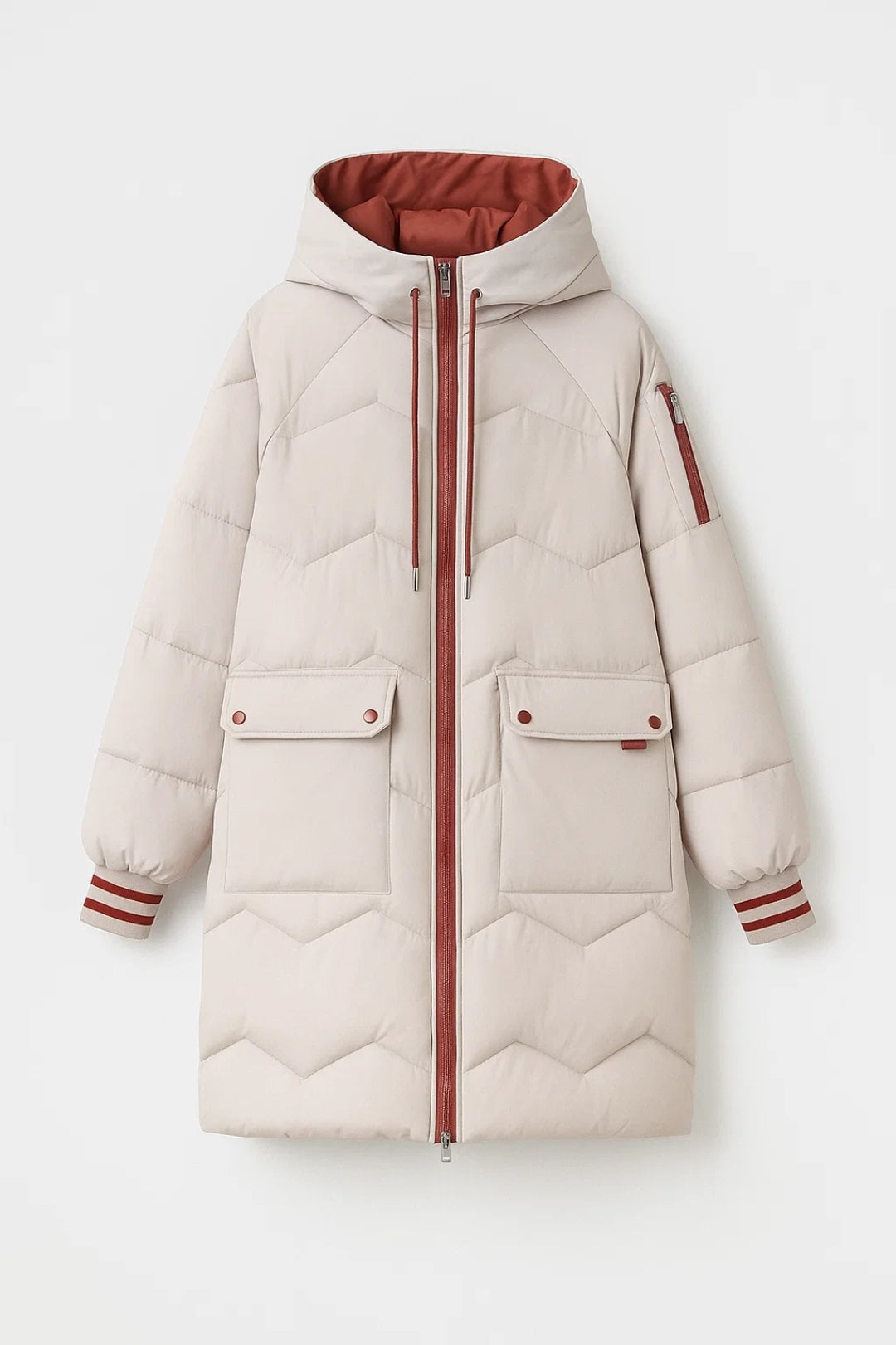 Parka longue matelassée | Manteau d’hiver pour femme | Légère et respirante