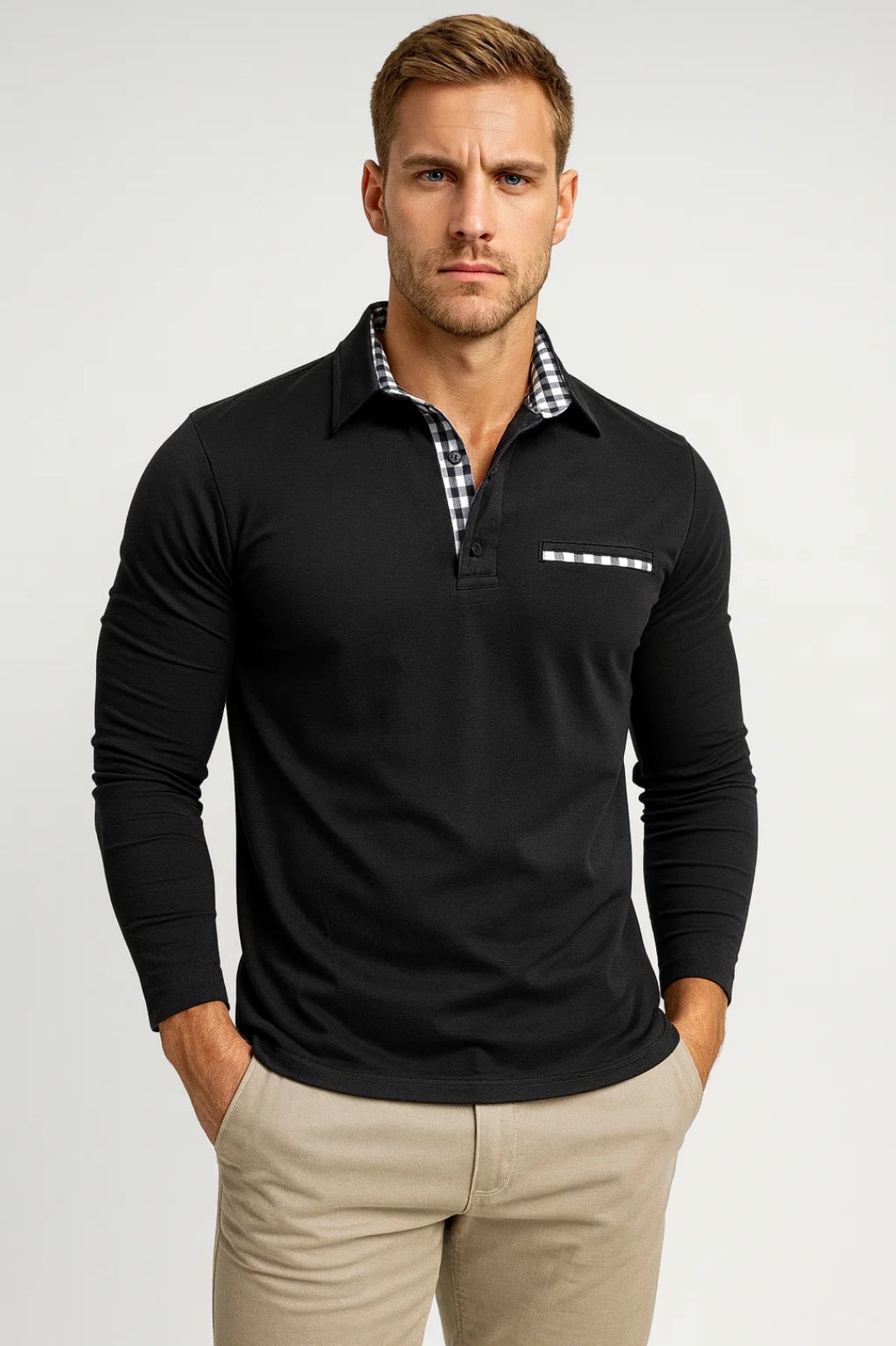 Polo Homme | col classique | silhouette moderne pour Mi-Saison