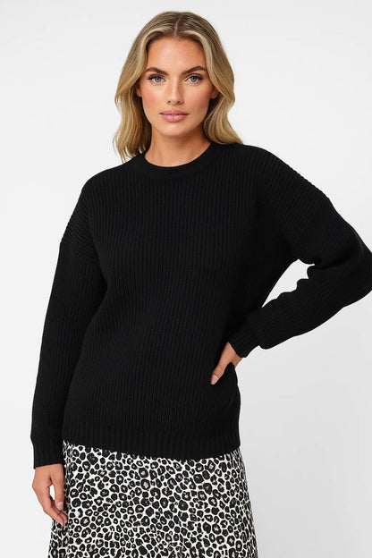 Pull Côtelé Décontracté | Pull femme | Doux et Polyvalent