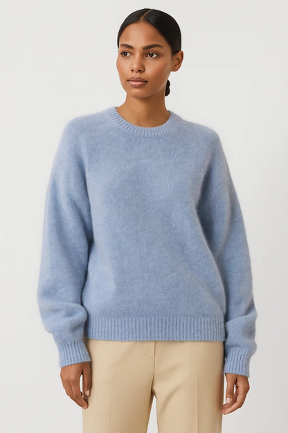 Pull Col Rond Décontracté | Pull Femme | Doux et Minimaliste
