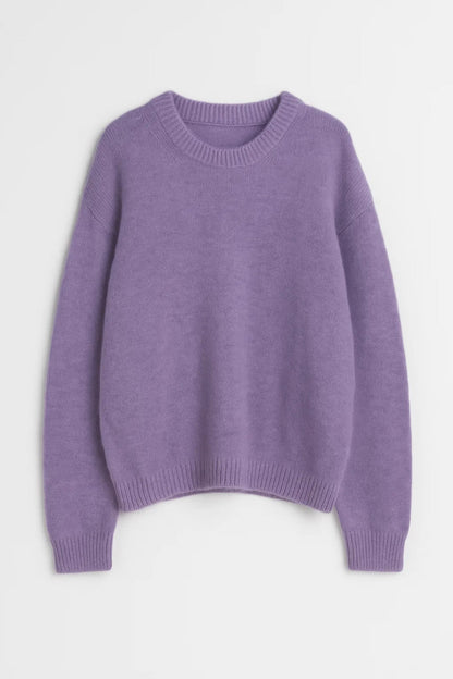 Pull Col Rond Décontracté | Pull Femme | Doux et Minimaliste