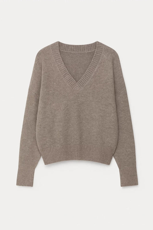 Pull Col V Décontracté | Pull Femme | Doux et Intemporel