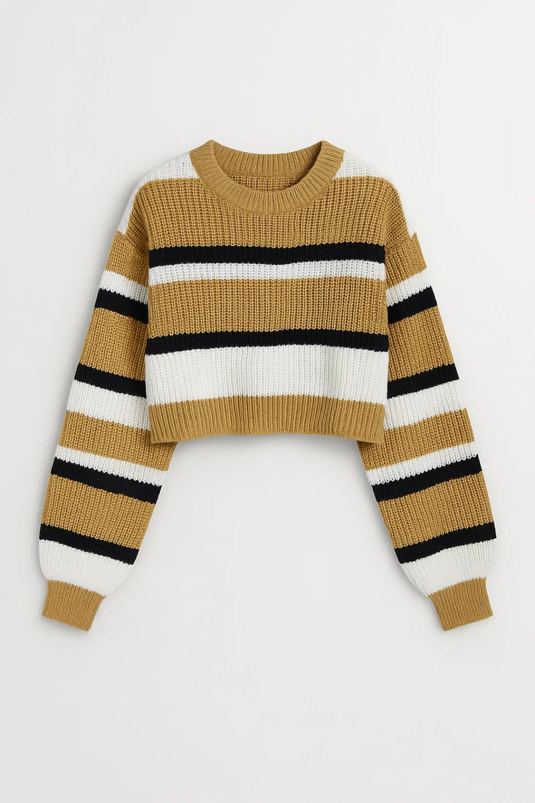 Pull Rayé Court | Pull Femme | Moderne et Confortable