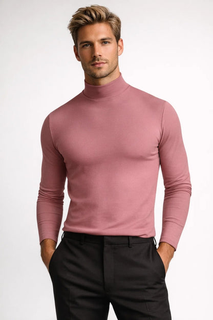 Pull col roulé Homme | élégant & classique | maille ajustée pour Hiver