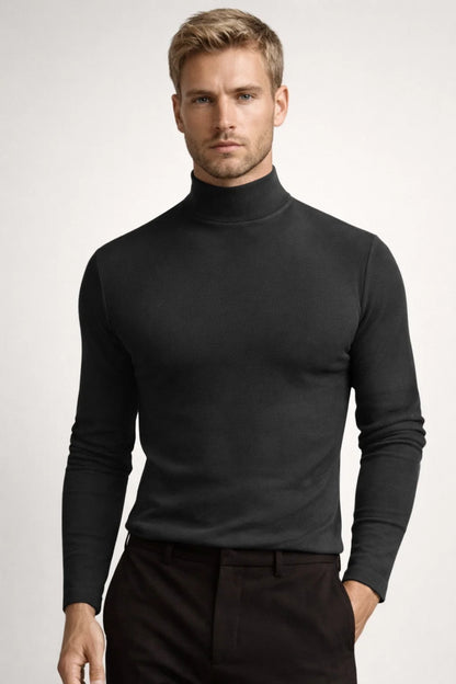 Pull col roulé Homme | élégant & classique | maille ajustée pour Hiver