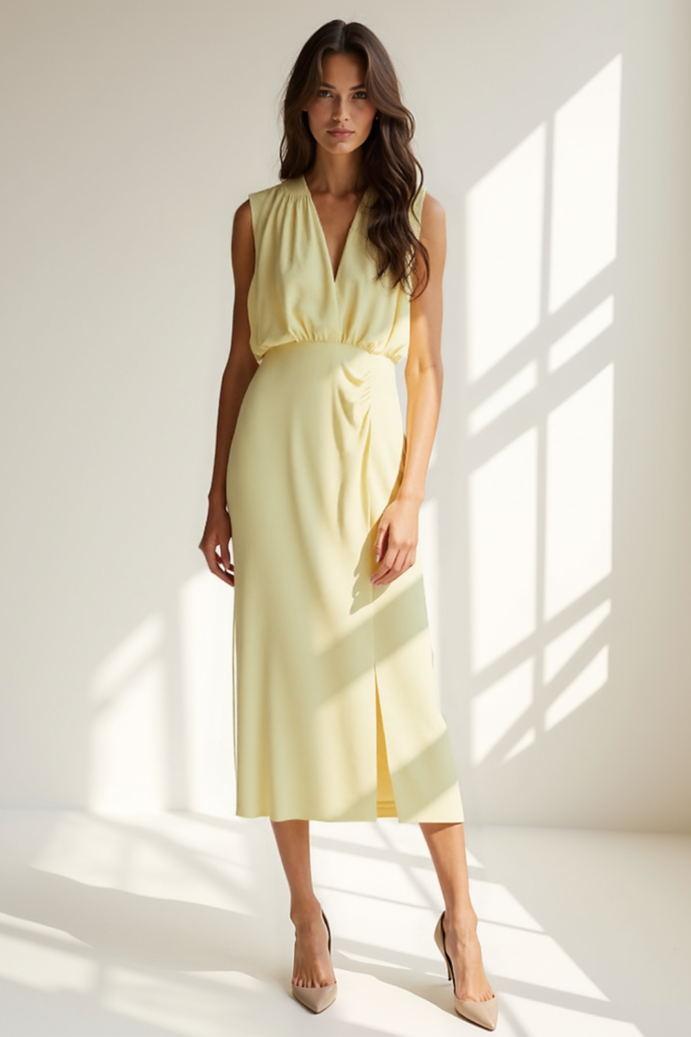Robe Longue Femme | Fluide et Estivale | Taille Élastique Moderne