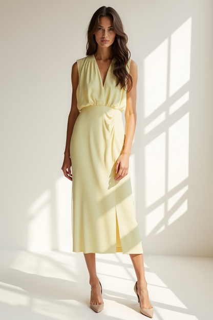 Robe Longue Femme | Fluide et Estivale | Taille Élastique Moderne