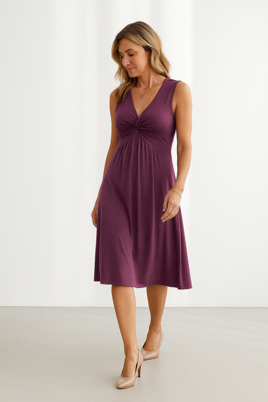 Robe Courte Femme | Détail Froncé Élégant | Coupe Fluide et Féminine
