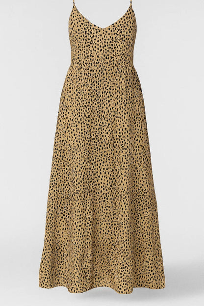 Robe Bohème Été | Robe longue à bretelles fines | Fluide et Tendance