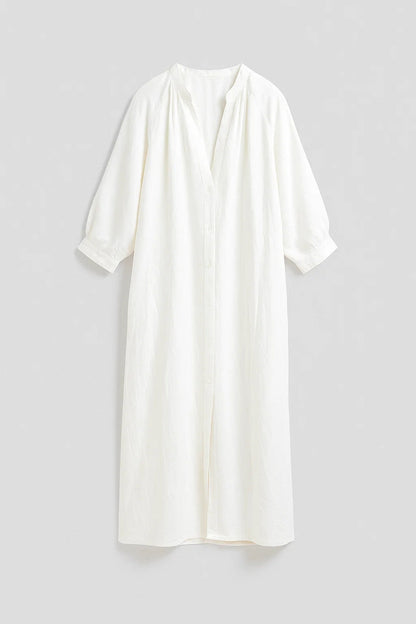 Robe Chemise Décontractée | Robe longue boutonnée | Légère et Polyvalente