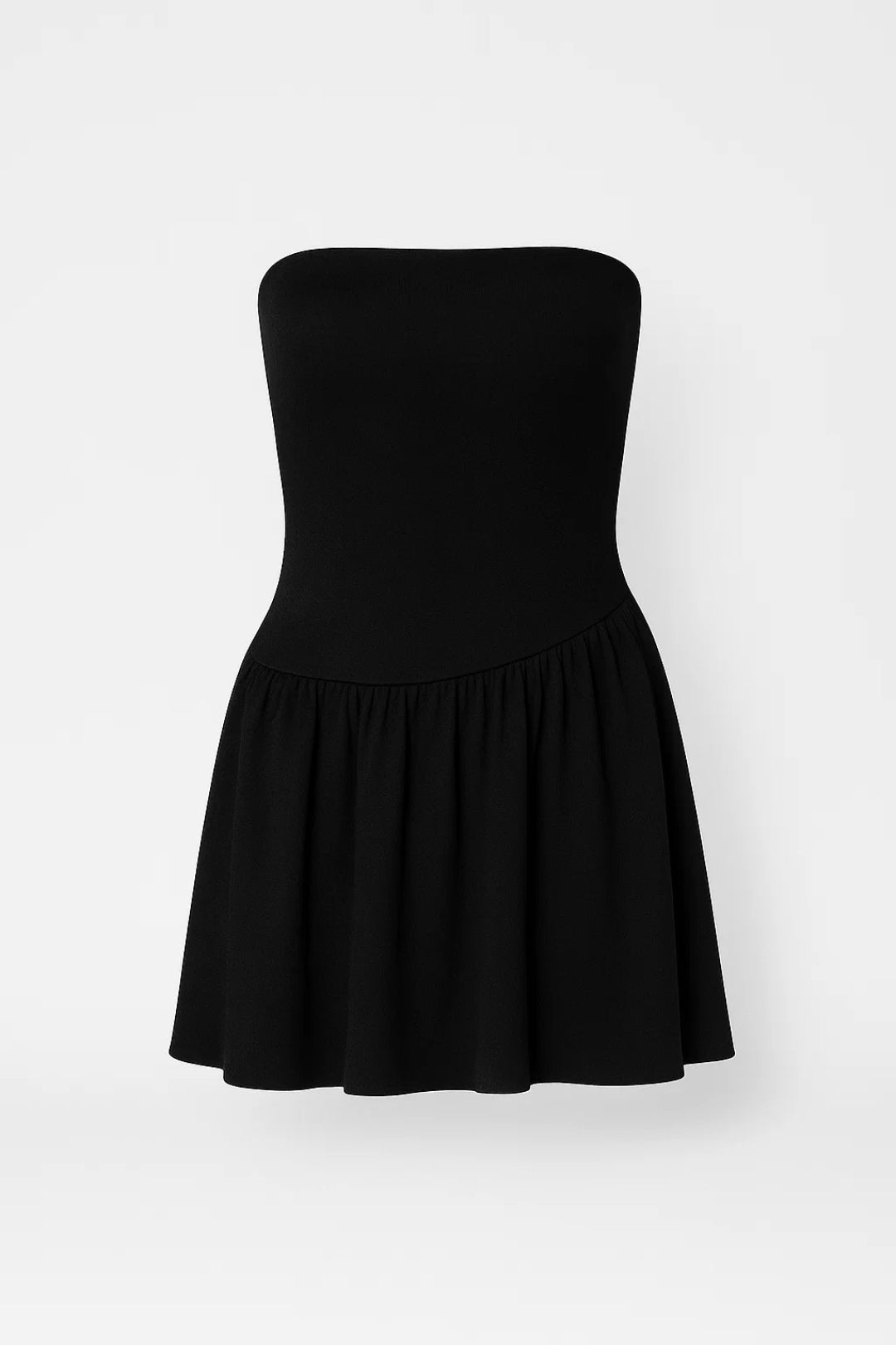 Robe Courte Sans Bretelles | Robe Bustier Évasée | Moderne et Audacieuse