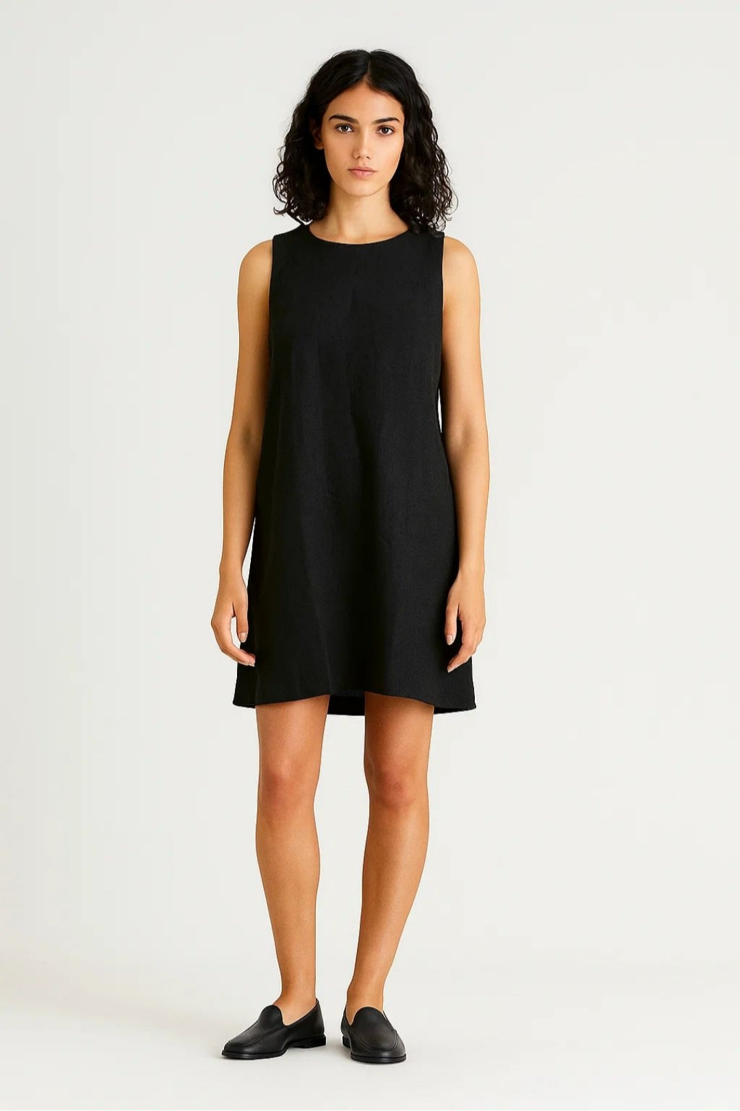 Robe Courte Sans Manches | Robe Droite Femme | Légère et Respirante