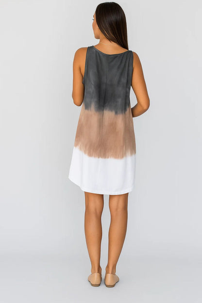 Robe Décontractée Dégradée | Robe Courte d’Été | Légère et Ample