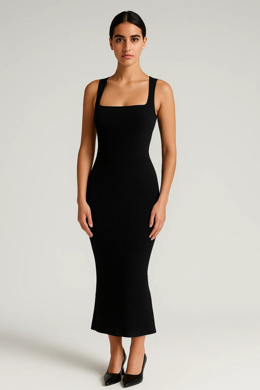 Robe Longue Ajustée | Robe Décontractée Élégante | Légère et Respirante