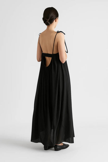 Robe Longue Ample | Robe Décontractée à Bretelles | Légère et Respirante