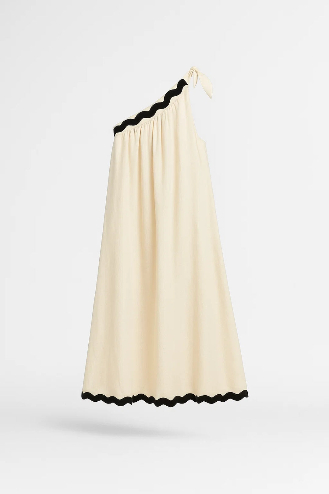 Robe Longue Asymétrique | Robe à Une Épaule Femme | Légère et Respirante