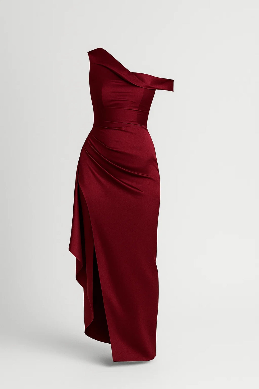 Robe Longue Asymétrique | Robe de Soirée Élégante | Légère et Respirante