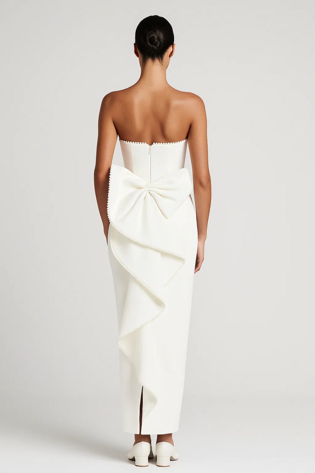 Robe Longue Bustier | Robe de Soirée Épurée | Légère et Respirante