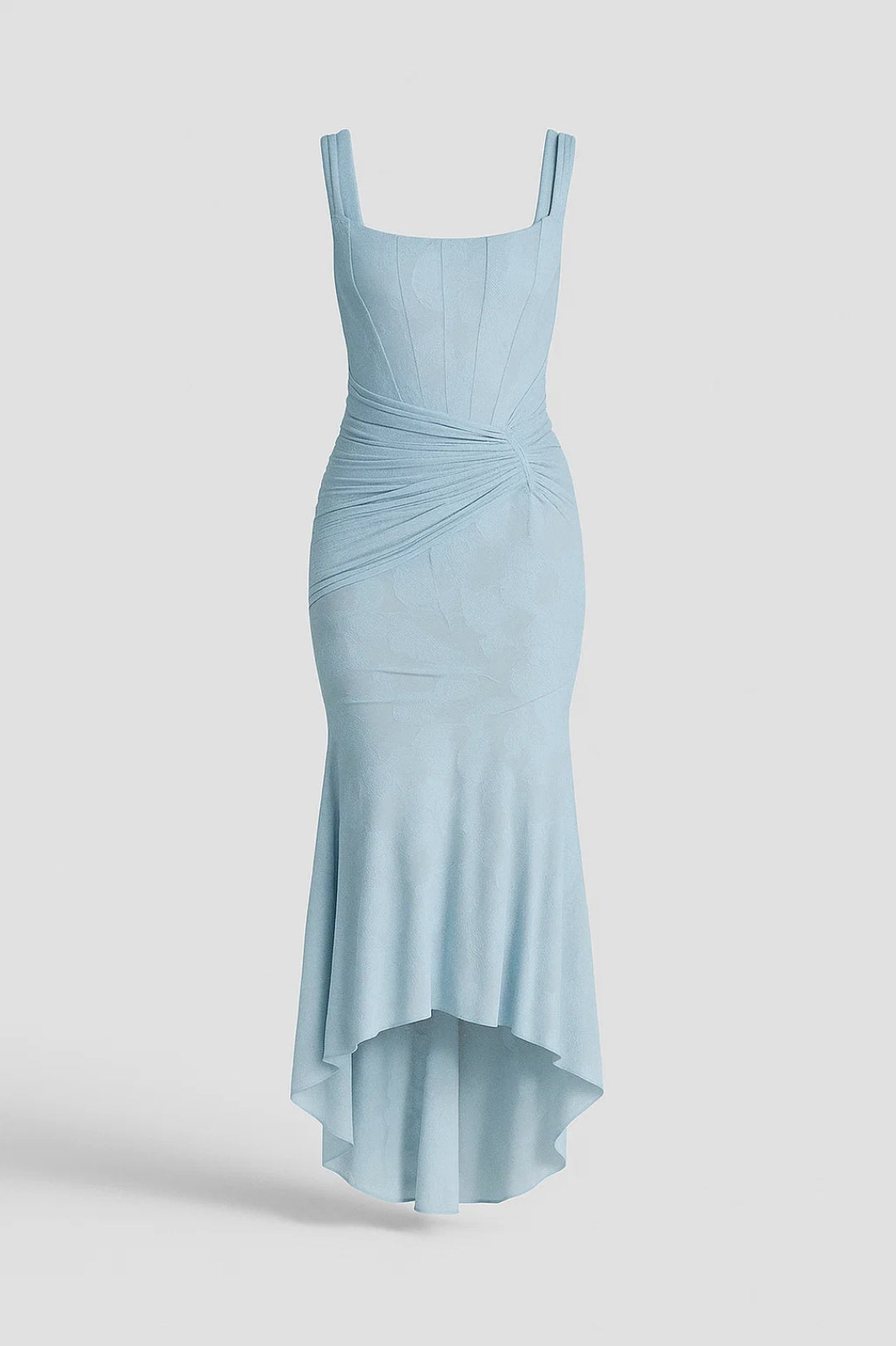 Robe Longue Drapée | Robe Élégante Cintrée | Légère et Respirante