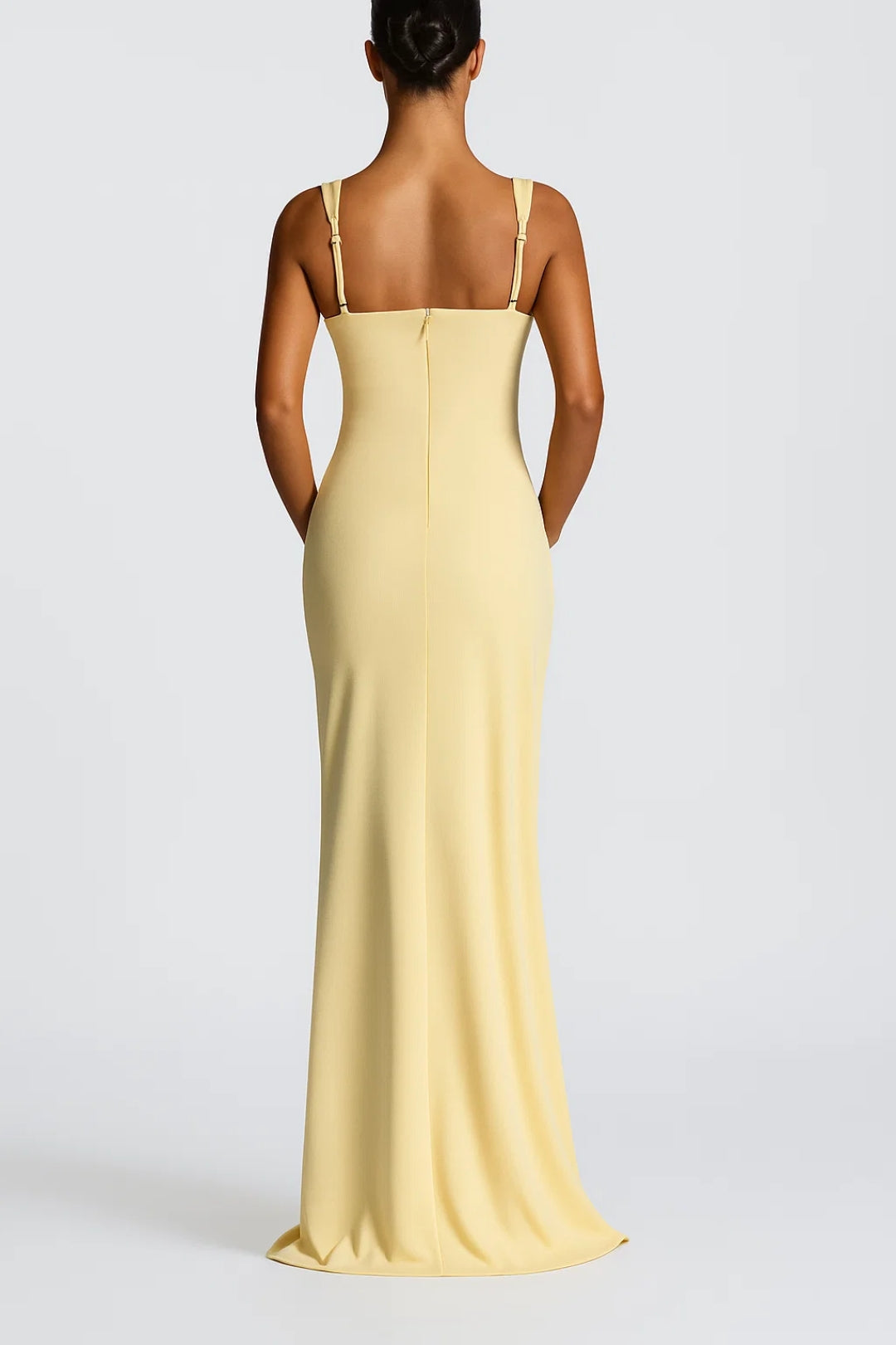 Robe Longue Fendue | Robe de Soirée Ajustée | Légère et Respirante