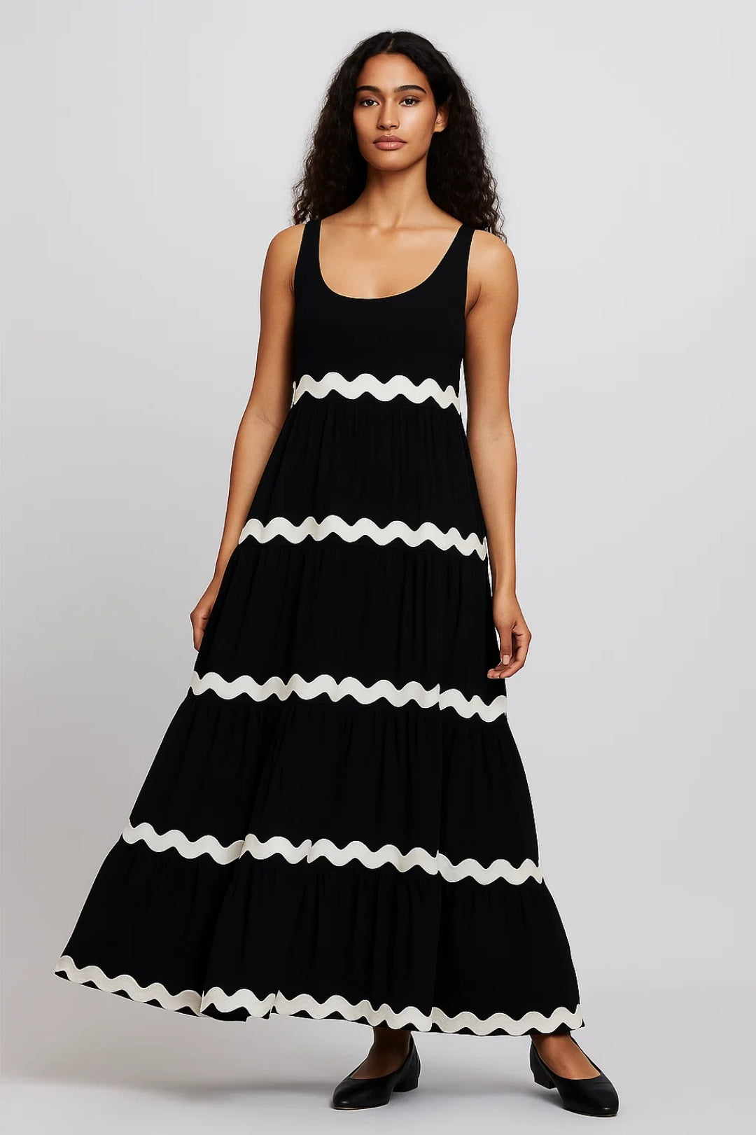 Robe Longue Volumineuse | Robe Sans Manches Décontractée | Légère et Respirante