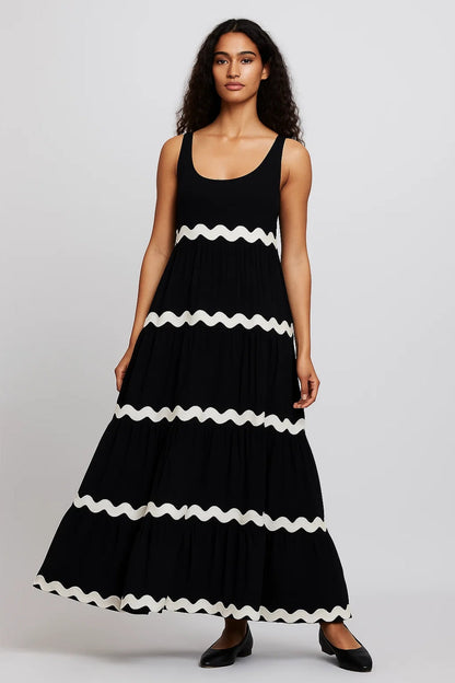 Robe Longue Volumineuse | Robe Sans Manches Décontractée | Légère et Respirante