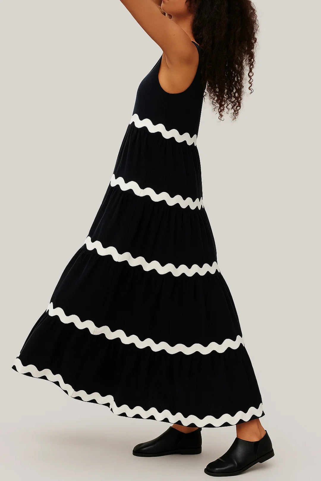 Robe Longue Volumineuse | Robe Sans Manches Décontractée | Légère et Respirante