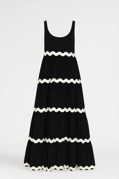 Robe Longue Volumineuse | Robe Sans Manches Décontractée | Légère et Respirante