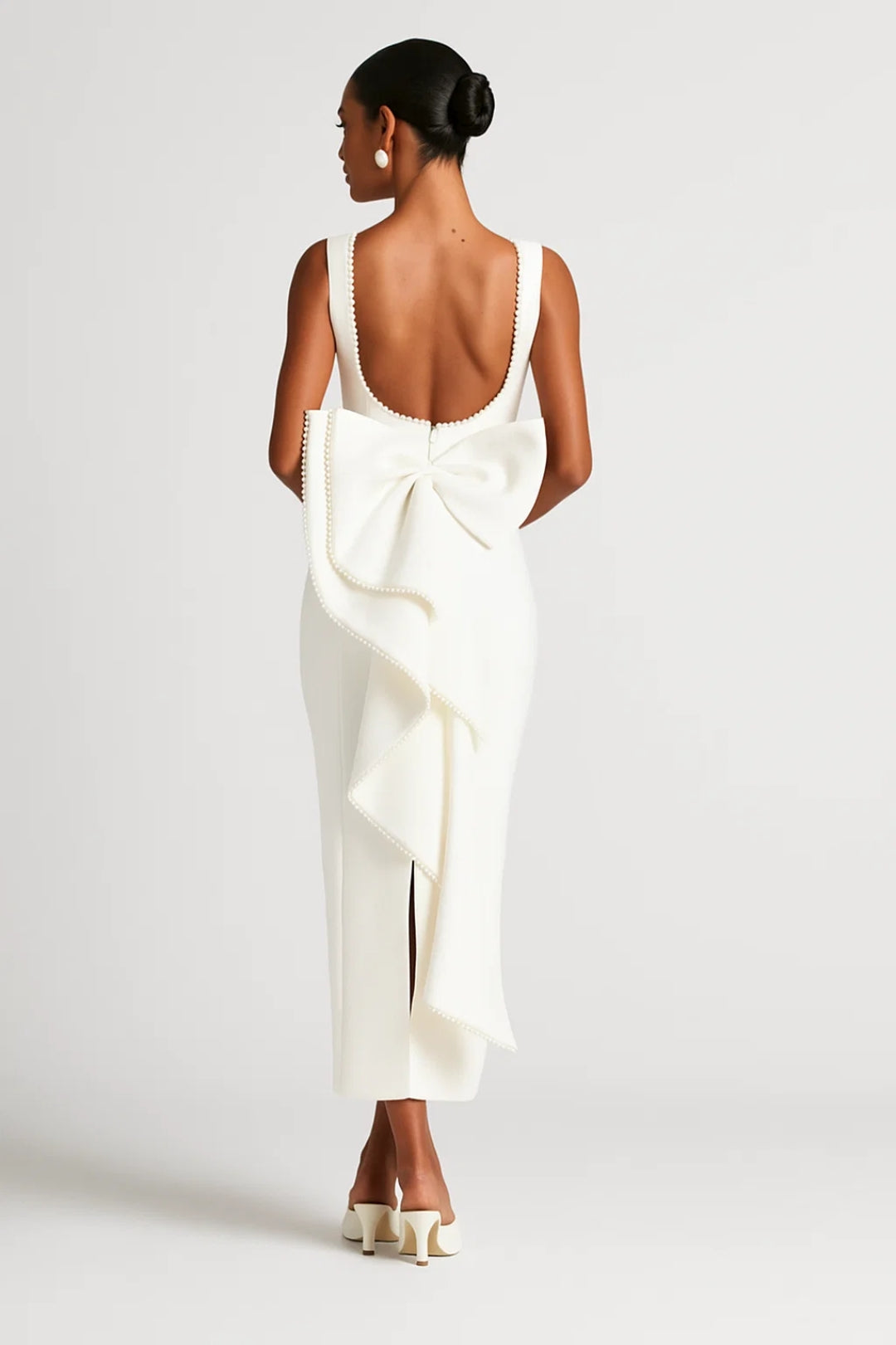 Robe Longue Élégante | Robe de Cérémonie Épurée | Légère et Respirante