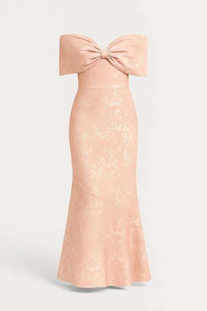 Robe Longue Épaules Dénudées | Robe de Soirée Élégante | Légère et Respirante