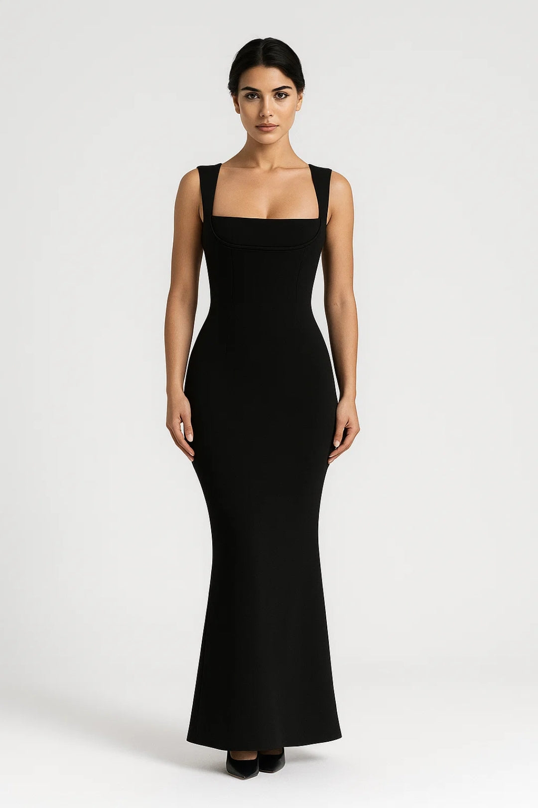 Robe Longue Évasée | Robe Ajustée Élégante | Légère et Respirante