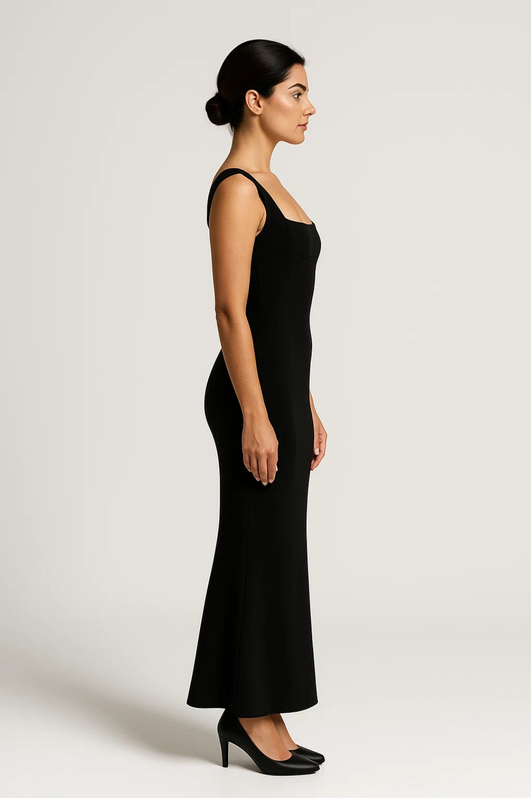 Robe Longue Évasée | Robe Ajustée Élégante | Légère et Respirante