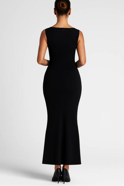 Robe Longue Évasée | Robe Ajustée Élégante | Légère et Respirante