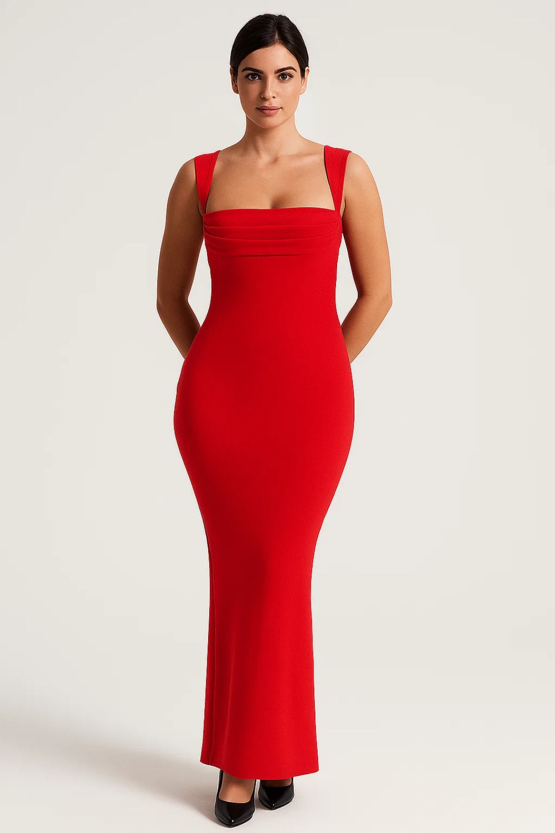 Robe Longue Évasée | Robe Ajustée Élégante | Légère et Respirante