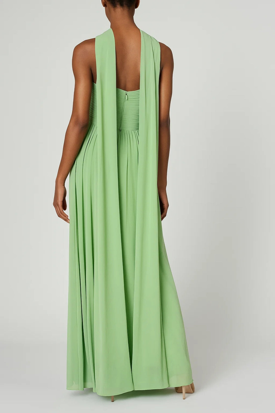 Robe Longue Évasée | Robe Bustier Élégante | Fluide et Raffinée