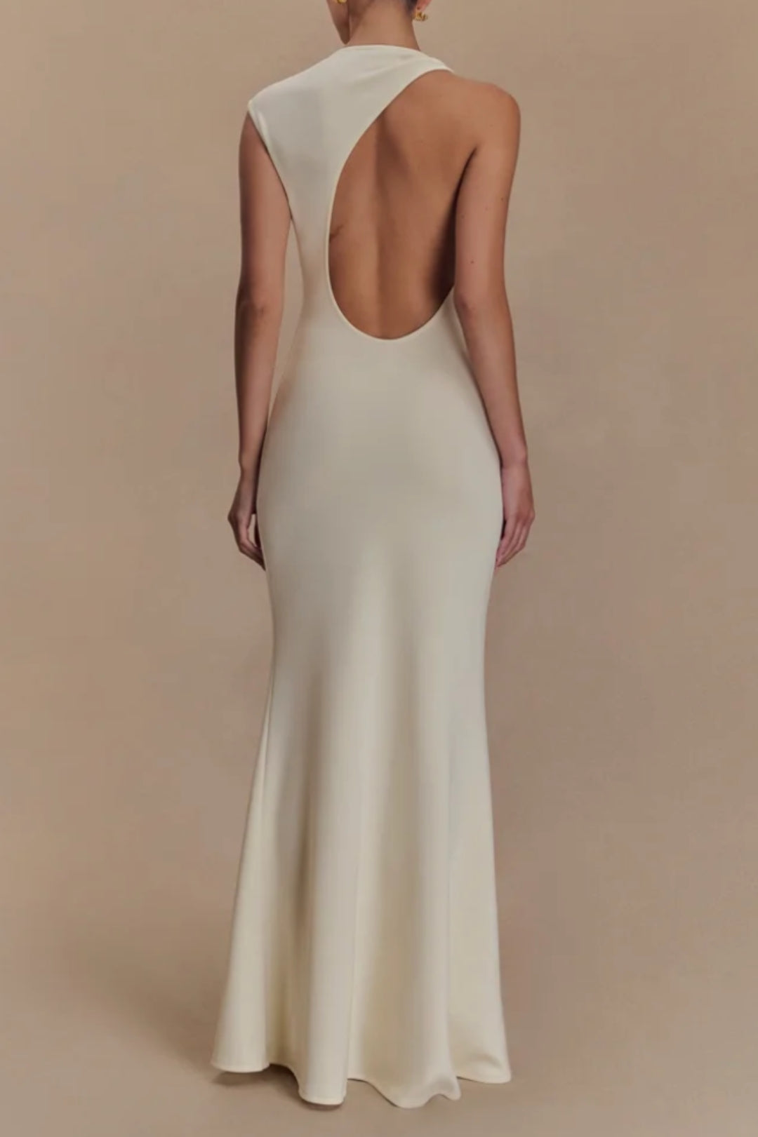 Robe Longue Évasée | Robe de Soirée Minimaliste | Élégante et Fluide