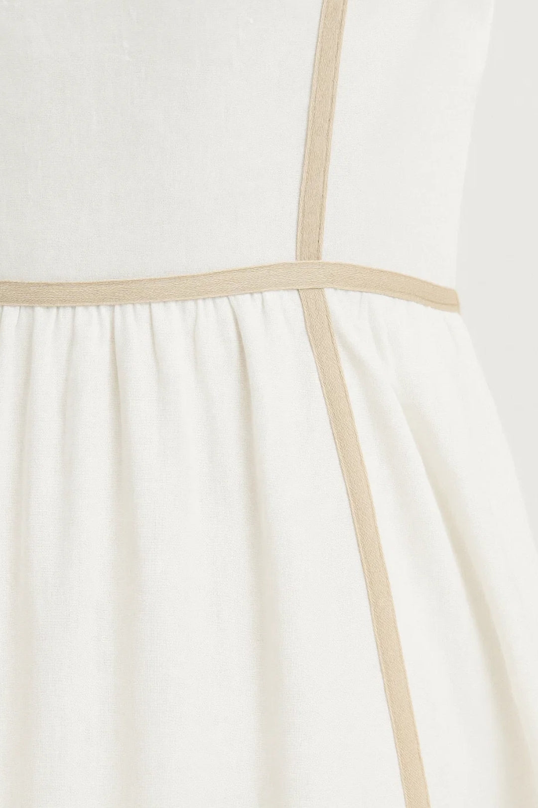 Robe Midi à Bretelles Fines | Robe d'Été Structurée | Légère et Respirante