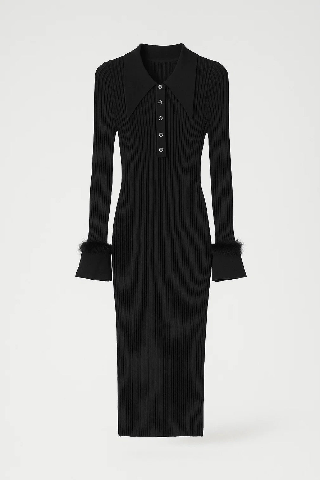 Robe Pull Élégante | Robe Mi-Longue Ajustée | Confortable et Stylée