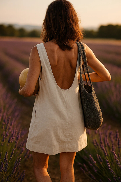 Robe Sans Manches Femme | Coton Doux | Coupe Décontractée