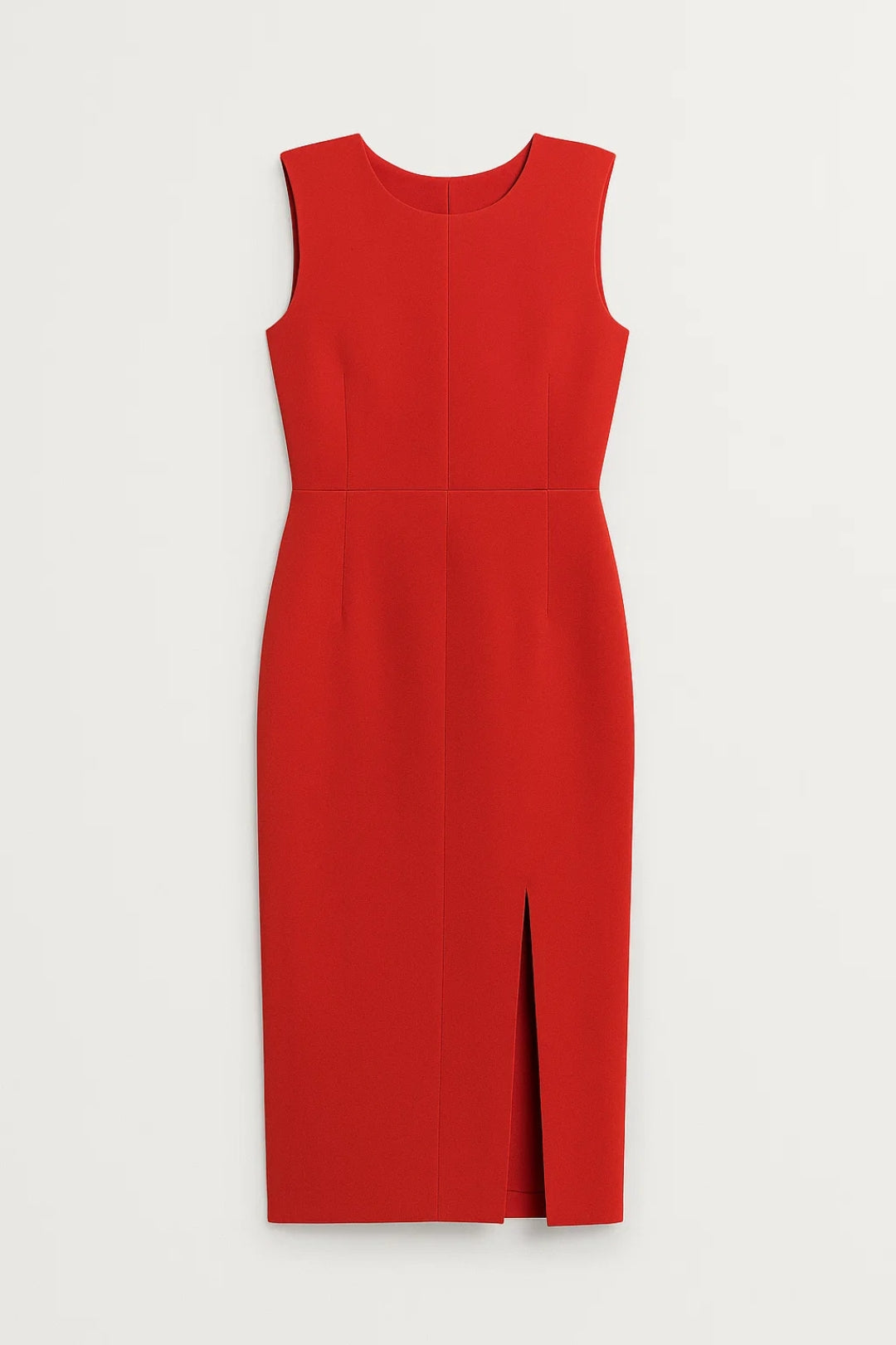 Robe crayon chic | Robe midi sans manches | Légère et respirante