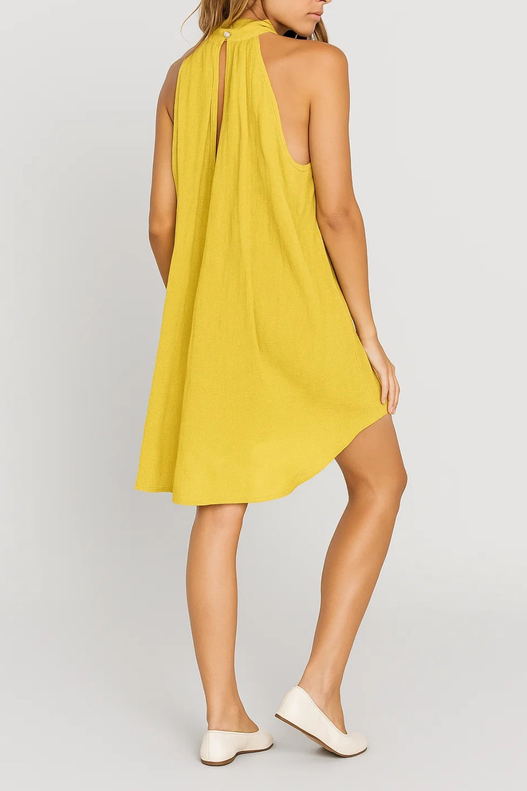 Robe d'Été Asymétrique | Robe courte sans manches | Légère et Moderne