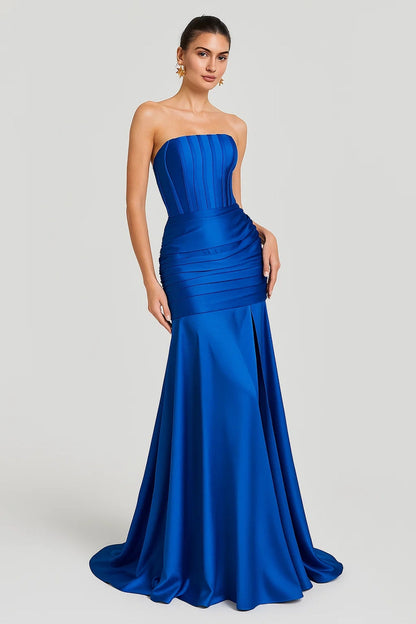 Robe de Gala Bustier | Robe Longue Structurée | Élégante et Fluide