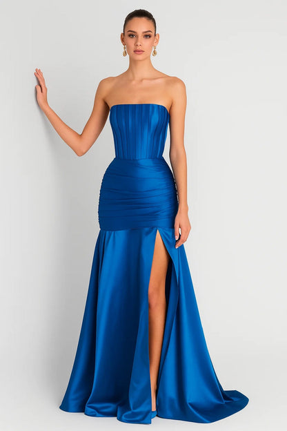 Robe de Gala Bustier | Robe Longue Structurée | Élégante et Fluide