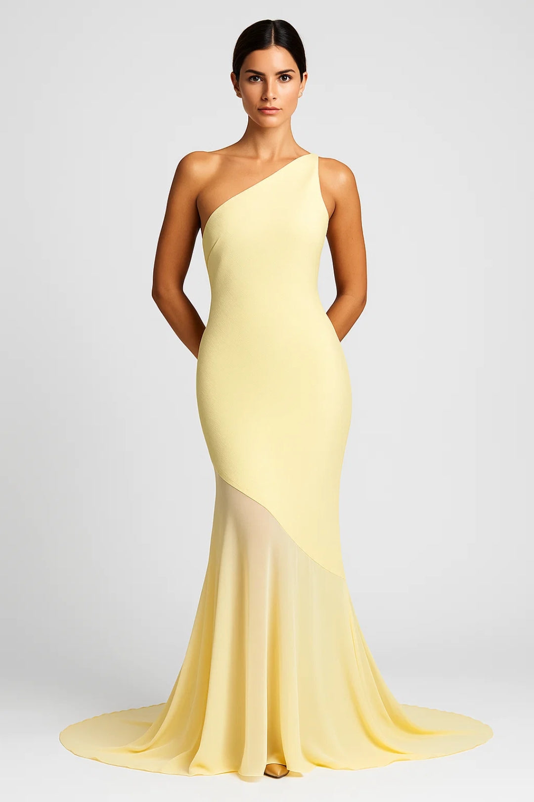 Robe de Soirée Asymétrique | Robe Longue Évasée | Légère et Respirante