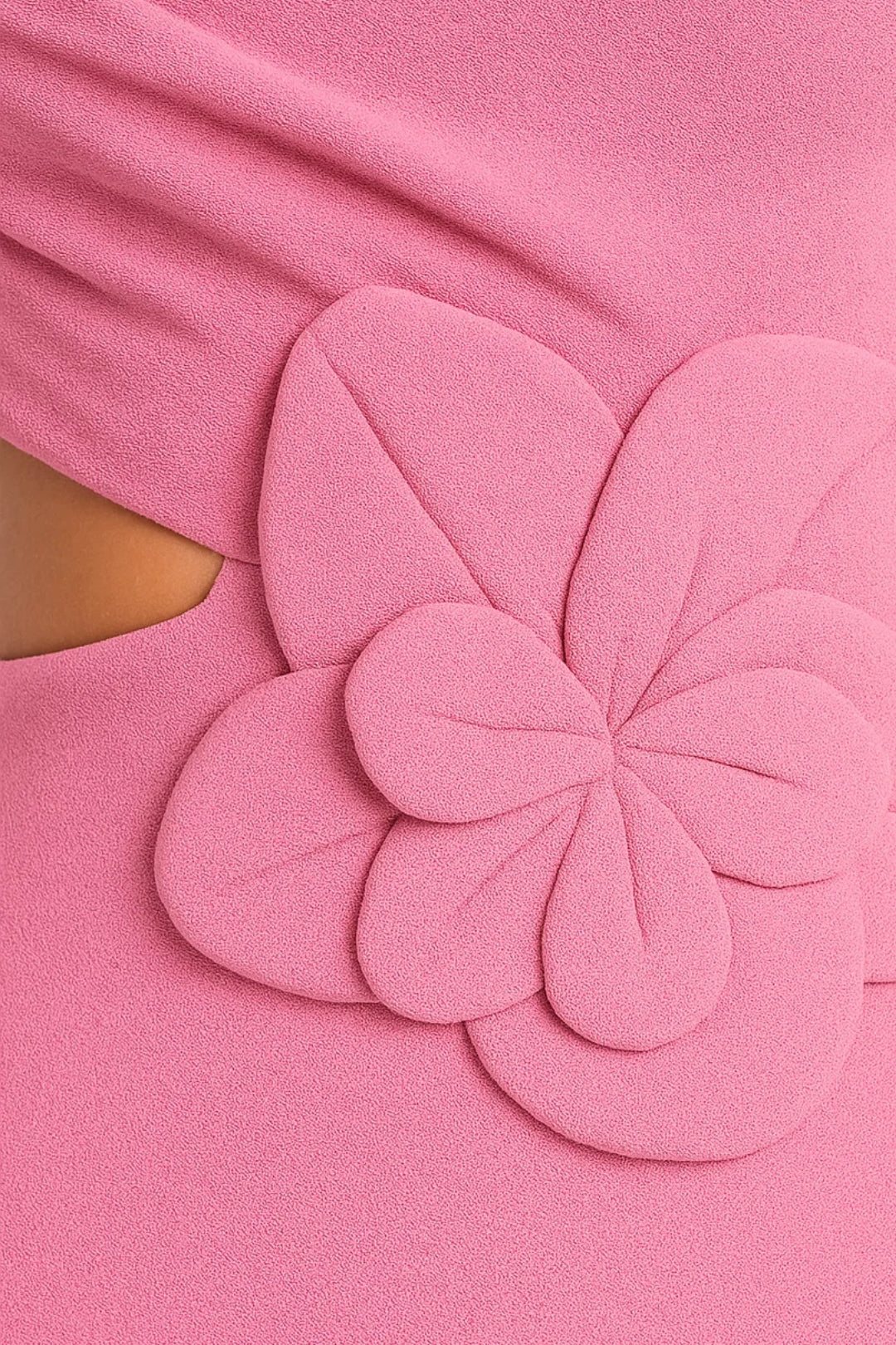 Robe fleurie asymétrique | Robe longue une épaule | Légère et respirante