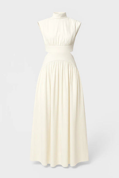 Robe Élégante d'Été | Robe longue sans manches avec découpes | Moderne et Aérée