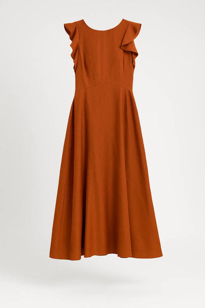 Robe Élégante d'Été | Robe midi sans manches | Légère et Aérée