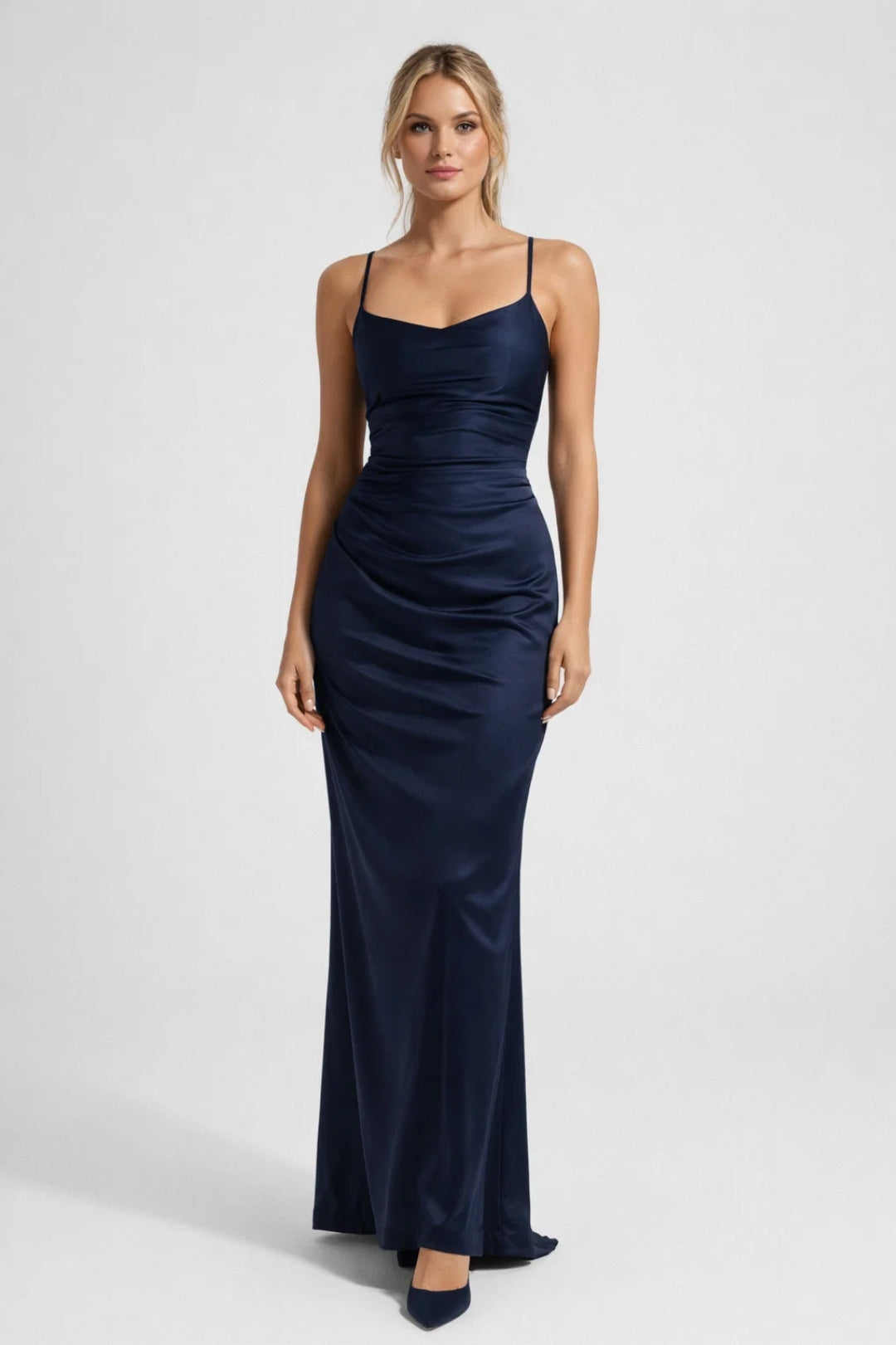 Robe Maxi Femme - Bretelles Fines Coupe Ajustée | Mariage invitée