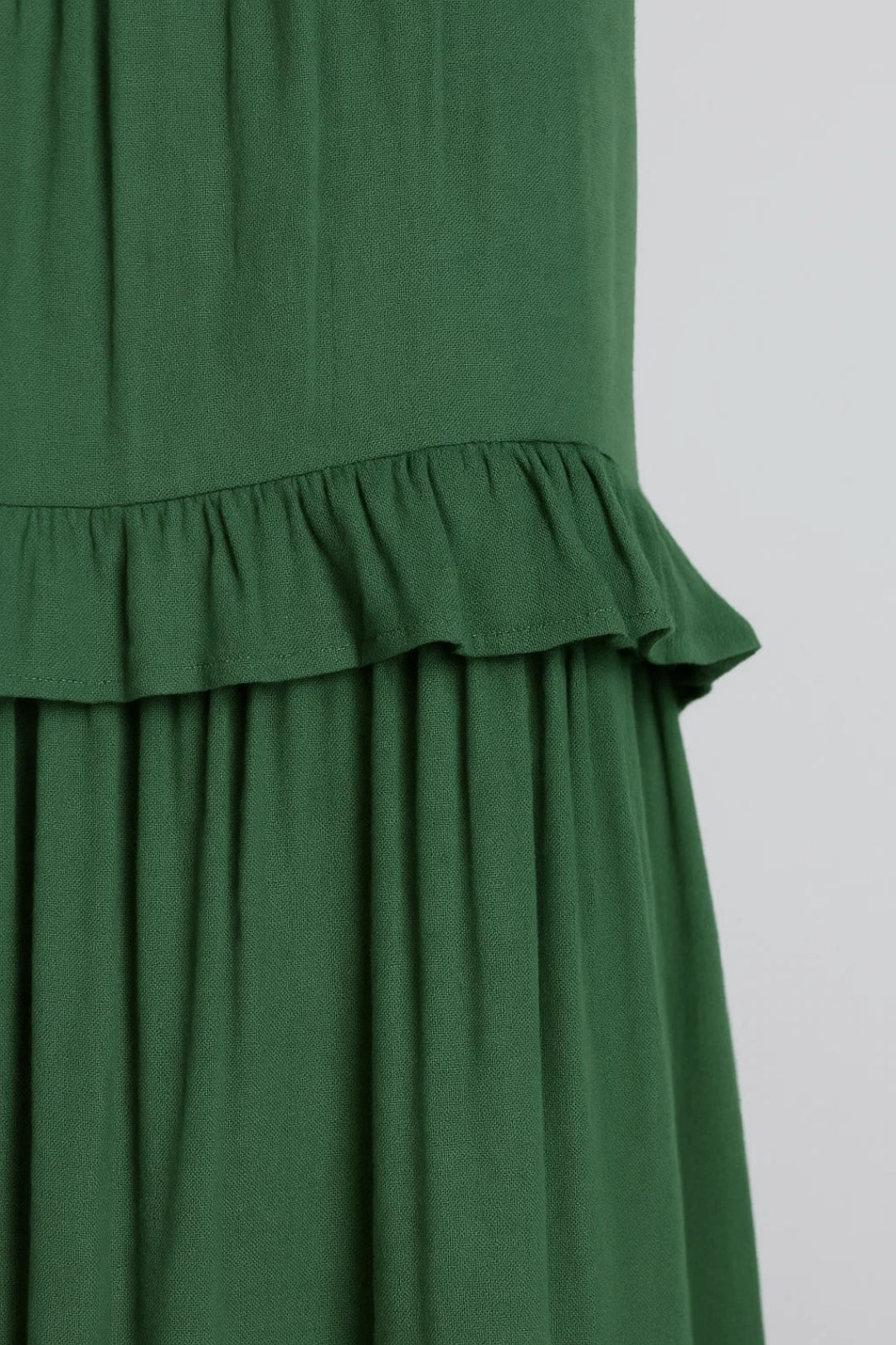 Robe maxi à volants | Robe d’été fluide sans manches | Légère et respirante